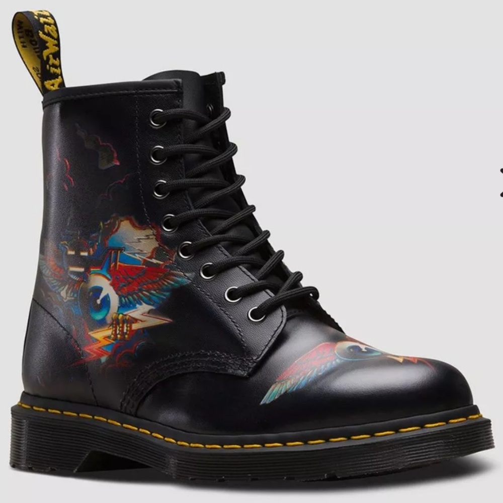 Dr Martens x Rick Griffins Eye 1460 Backhand Boot. M5/W6 - Picture 2 of 14